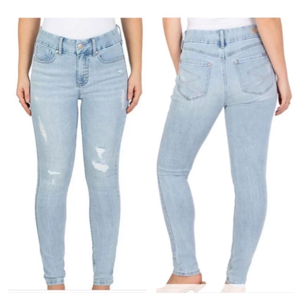 NWOT Seven7 TummyLess High Rise Skinny Jeans Slimming Control Panel Size 14 x 30